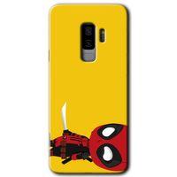 Potkal Hediye Fabrikası Samsung Galaxy S9 Plus HD Baskılı Kılıf + 9D Tam Ekran Koruyucu - DeadPool 6