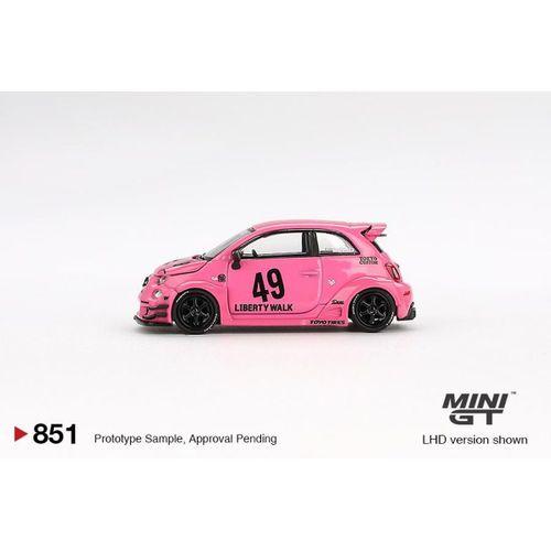 Mini GT Abarth 595 Lb-Works x Abas Works Pink 851