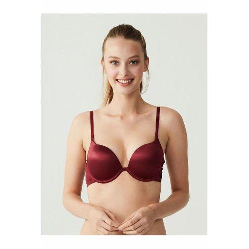 - Kadın Bordo Çift Destekli Sütyen