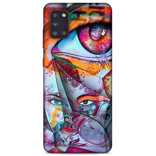 Lopard Samsung Galaxy A31 Uyumlu Kılıf Sürreal Yüzler ♀ (14) Lansman Kılıf Desenli