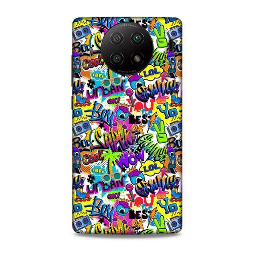 Lopard Xiaomi Redmi Note 9 5g Uyumlu Kılıf Graffitix (22) Tam Koruma Kılıfı