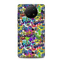 Lopard Xiaomi Redmi Note 9 5g Uyumlu Kılıf Graffitix (22) Tam Koruma Kılıfı