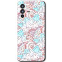 Vivo V23 5G HD Baskılı Kılıf + 9D Tam Ekran Koruyucu - Çin Mandala 1
