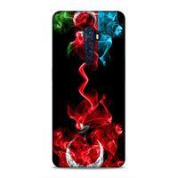 Oppo Reno 2 Uyumlu Kılıf Azarbaijan (12) Koruyucu Silikon Azerbaycan Türk Bayrakları