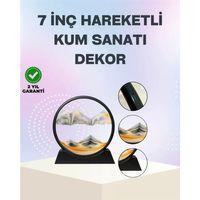 Zihin Açıcı Kum Manzarası – 3d Dinamik Kum Tablosu, Dekoratif, Dönüştükçe Yenilenen Sakinleştirici Sanat Eseri