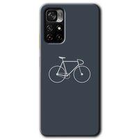 Poco M4 Pro 5G Kılıf HD Desen Baskılı Arka Kapak - Bike + Kırılmaz Cam
