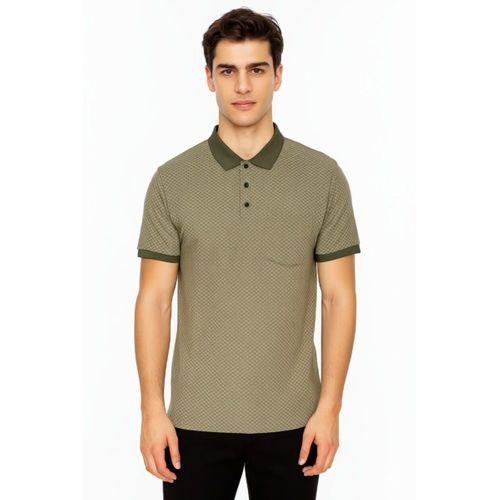 Erkek Polo Yaka Jakarlı Tişört BGL-ST00535