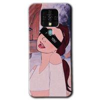 Tecno Camon 16 HD Baskılı Kılıf + 9D Tam Ekran Koruyucu - Bad Girl