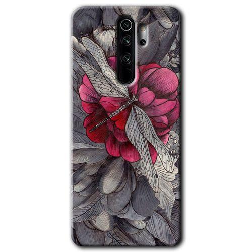 Xiaomi Redmi Note 8 Pro Kılıf Baskılı Arka Kapak - kelebek Ömrü +Tam Ekran Koruyucu