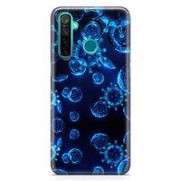 Realme 5 Pro Kılıf Viral Enfeksiyon Arka Kapak Koruma Desenli Full Koruyucu