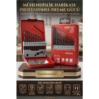 13 Parça 1.5-6.5 mm Alüminyum Metal Ağaç HSS Uçlu DIN 338RN Matkap Ucu Seti 723032