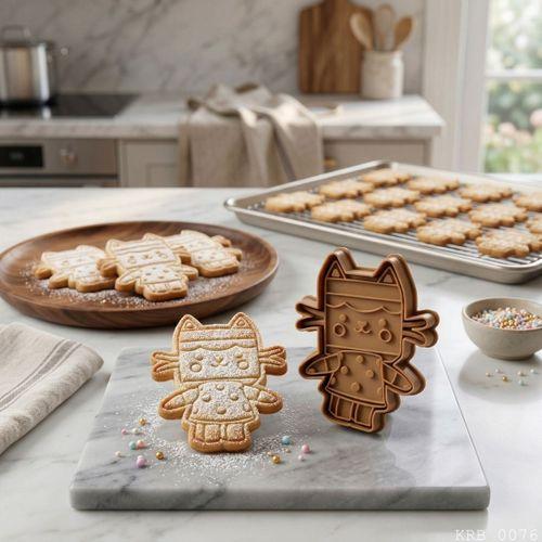 Kedi Figürlü Hamur Şekillendirici Kurabiye Kalıbı Oyun Hamuru Kalıbı 6 5 cm