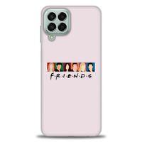 Samsung Galaxy M33 Kılıf HD Baskılı Kılıf - Renkli Friends + Tam Ekran Koruyucu