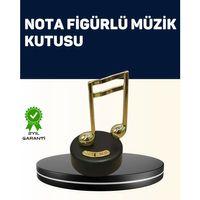 Melodious Music Altın Nota Figürlü Müzik Kutusu