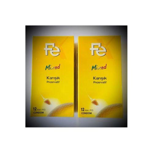 Mixed Karışık Prezervatif 12 li 2 Kutu