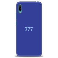 Huawei Y6 2019 Kılıf HD Baskılı Kılıf - 777 + Tam Ekran Koruyucu