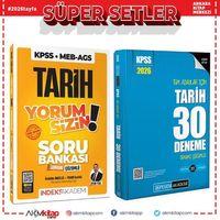 İndeks Akademi 2026 KPSS TYT AYT Tarih Yorum Sizin Soru Bankası ve Pegem Deneme Seti 2 Kitap