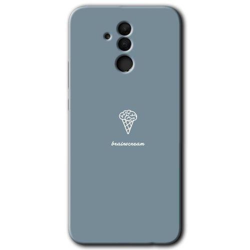 MRCİLETİSİM Huawei Mate 20 Lite Kılıf Baskılı Kapak - Beyin Gıdası +Tam Kaplayan Mat Seramik