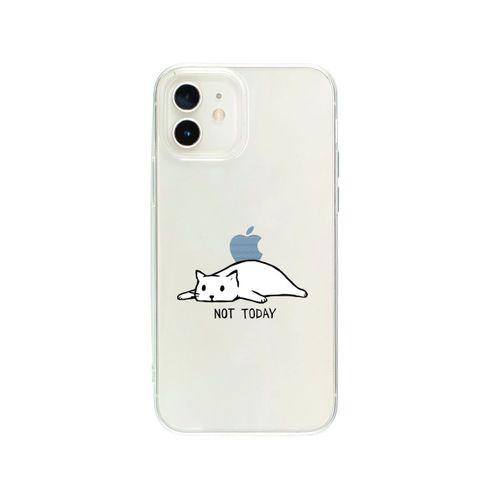 iPhone 12 Mini Not To Day Desenli Premium Şeffaf Silikon Kılıf