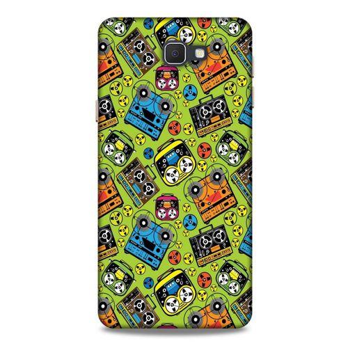 Retro (5) Desen Koruma Kabı Renkli Samsung Galaxy J7 Prime Kılıf