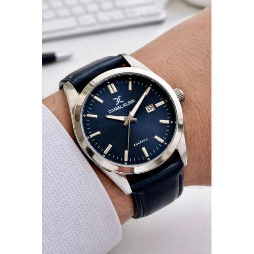Daniel Klein Deri Kordon Takvimli Kadran 2 Yıl Garantili 3 Atm Dayanıklı Erkek Kol Saati E14272-2
