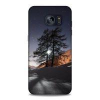 Lopard Samsung Galaxy S7 Edge Uyumlu Kılıf Gece'S (48) Bumper Kılıf Kış Manzara