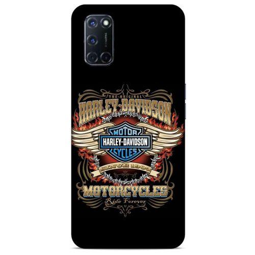 Oppo A72 Uyumlu Kılıf Motorsiklet (6) Silikon Kılıf Harley Davidson