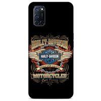 Oppo A72 Uyumlu Kılıf Motorsiklet (6) Silikon Kılıf Harley Davidson