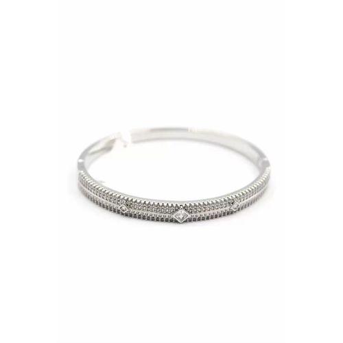 Zirkon Taşlı Bilezik - Gümüş