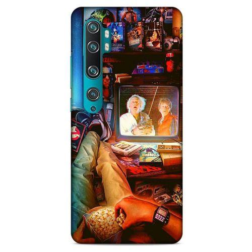 Retro (35) Desen Fit Design Kılıf Renkli Xiaomi Mi Note 10 Kılıf