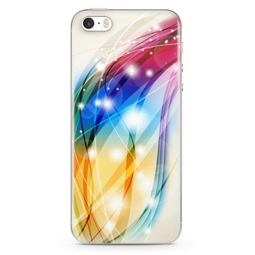 Apple iPhone SE Kılıf Renkli Fiyonklar Arka Kapak Koruma Desenli Full Koruyucu