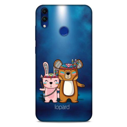 Huawei Honor 8C Kılıf FunnyMaX (2) Kabı Lacivert Beyaz