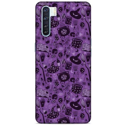 Oppo A91 Uyumlu Kılıf Mor Delisi (19) Kılıfları Cadı