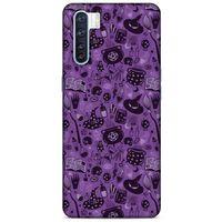 Oppo A91 Uyumlu Kılıf Mor Delisi (19) Kılıfları Cadı