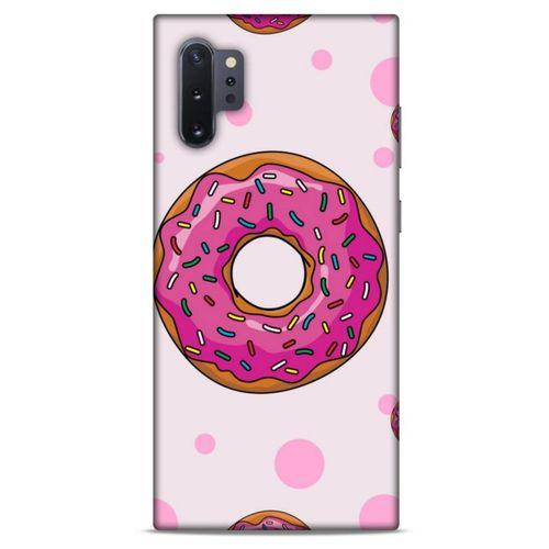 Samsung Galaxy Note 10 Plus Uyumlu Kılıf Pembe Delisi (25) Antişok Kapak Donut