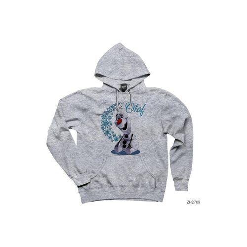 Karlar Ülkesi Olaf Wave of Snowflakes Gri Kapşonlu Sweatshirt Hoodie