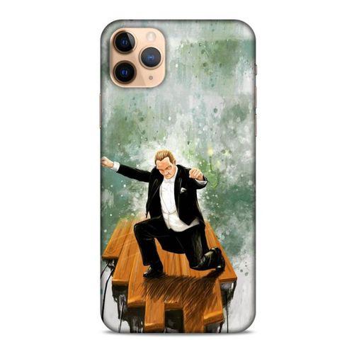 Apple Iphone 11 Pro Kılıf Atatürk (42) Rugged Armor Kılıf Yeşil Tasarım