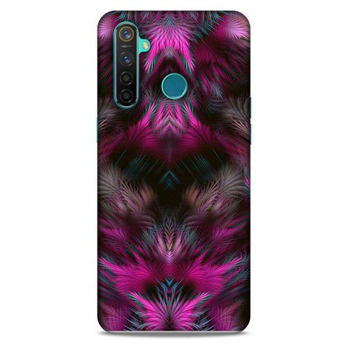 Oppo Realme 5 Pro Kılıf Desenli Özel Seri Tüyler (40) Fit Silikon Kılıf