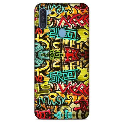 Graffitix (26) Desenli Silikon Kapak Samsung Galaxy A11 Kılıf