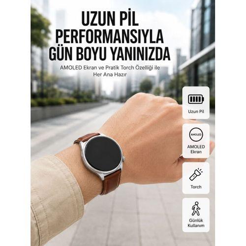 10 Gün Şarj Dayanımı Sunan Amoled Ekran Akıllı Saat Yeni Nesil