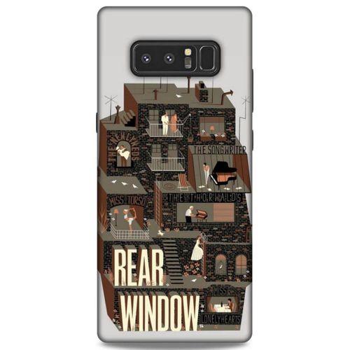 Lopard Samsung Galaxy Note 8 Uyumlu Kılıf IMDB Film (49) Ultra Silikon Kılıf Arka Pencere