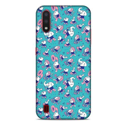 Animax Müzisyen Hayvanlar Samsung Galaxy A01 Kılıf Desenli Silikon