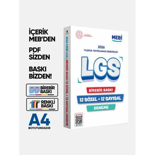 2026 LGS 8 Sınıf MEBi ONLİNE 1 2 3 4 5 6 7 8 9 10 11 12 Deneme Türkiye Geneli Paket PDF BASKI ÜCRETİ