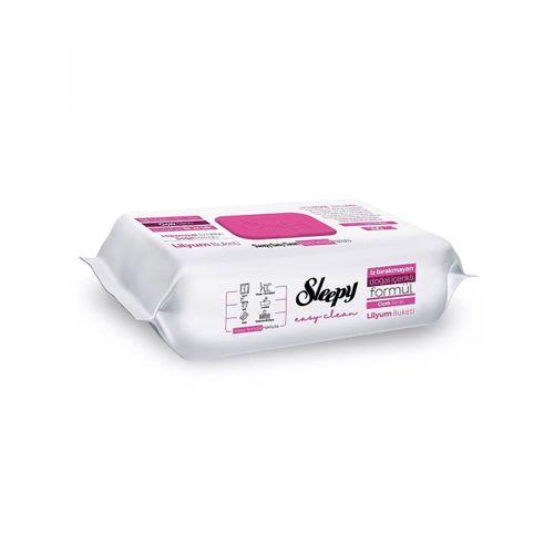 Sleepy Sleepy Yüzey Temizlik Havlusu 100 Adet Lilyum Pembe