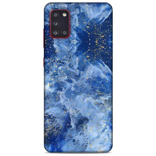 Samsung Galaxy A31 Uyumlu Kılıf Mavi Delisi (9) Kılıf Mürekkep