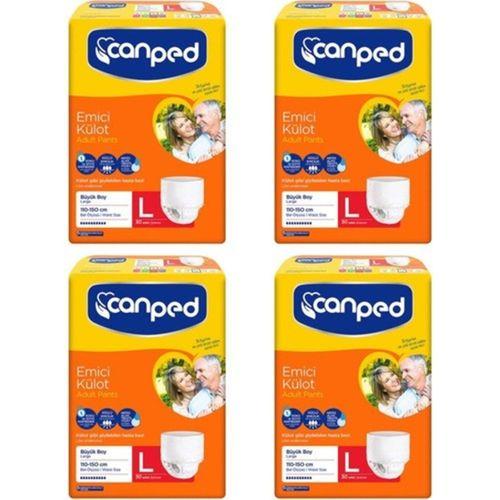 Canped Emici Külot Büyük Boy Large 30'lu 4 paket / 120 adet