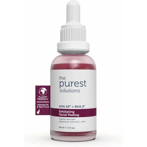 The Purest Solutions Canlandırıcı & Cilt Tonu Eşitleyici Yüz Peeling Serum 30 ml (AHA 10% + BHA 2%)