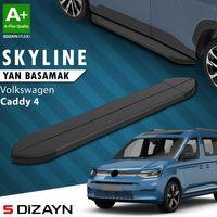 S-Dizayn VW Caddy 4 Skyline Siyah Yan Basamak 193 Cm 2020 Üzeri A+ Kalite