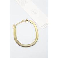 Yılan Zincir Bileklik - Altın