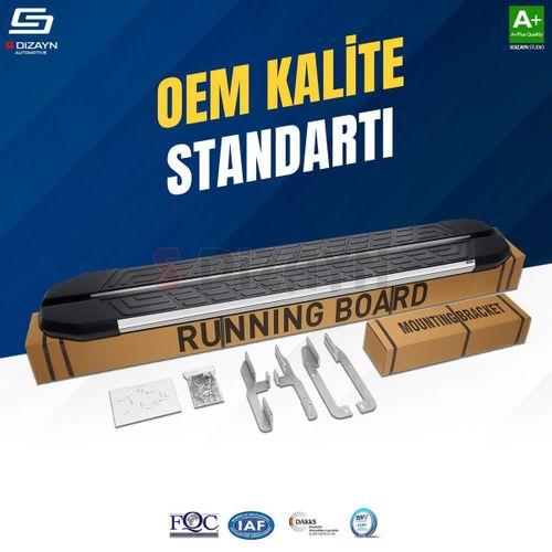 S-Dizayn Fiat Doblo 3 Uzun Şase NewLine Krom Yan Basamak 219 Cm 2023 Üzeri